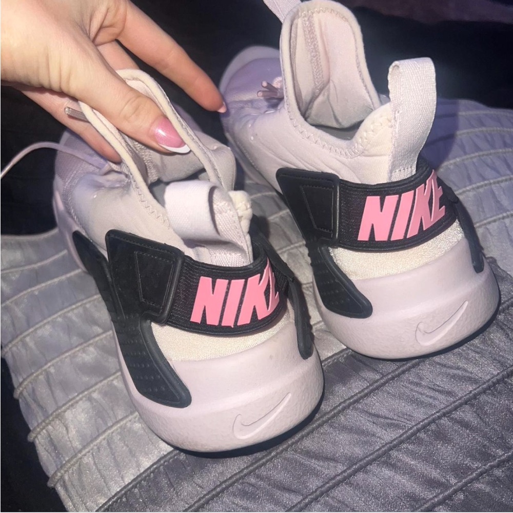Nike White and Pink Athletic Shoes